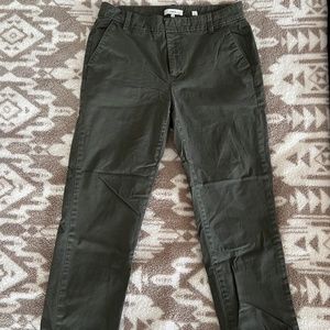 Vince dark green capri pants